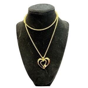 Avon Goldtone “Romantic Birthstone” June simulated Alexandrite Necklace NIB